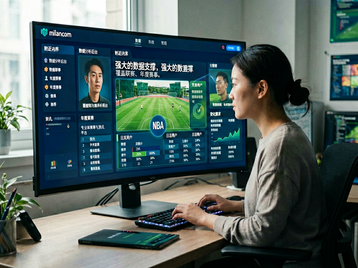 milan.com数据分析后台界面